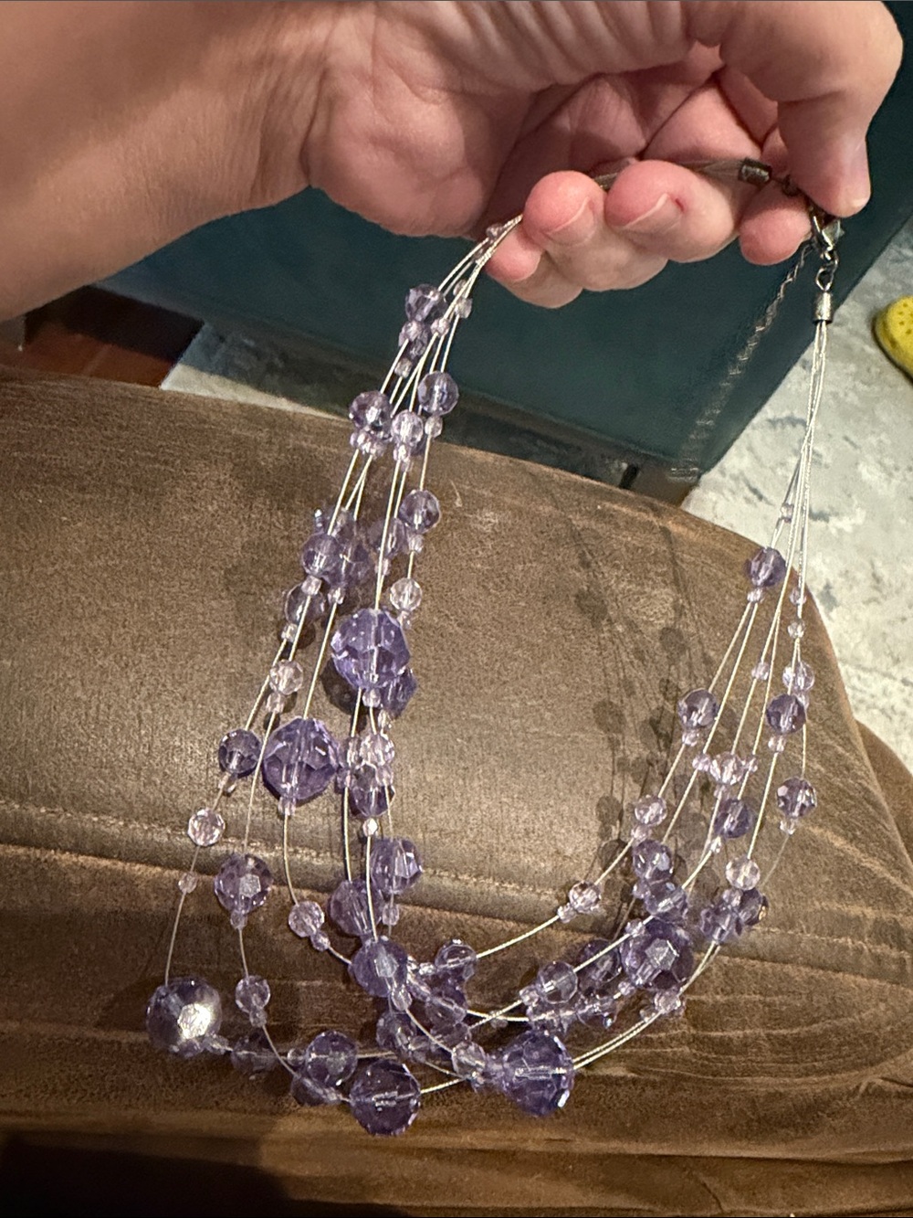 Beautiful Wire Layered Necklace